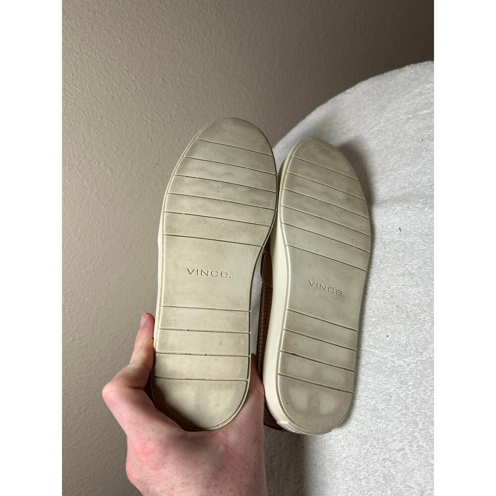 Vince Perforated Leather Blair Pink Sneaker Size 6.5 - Picture 6 of 11